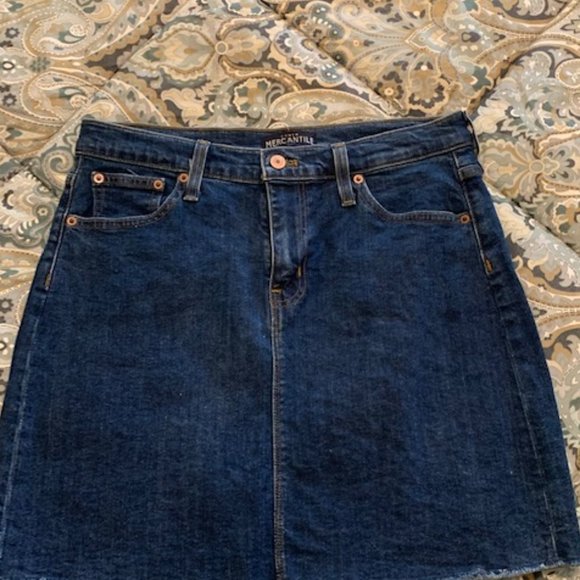 J Crew Denim Skirt - Picture 1 of 6